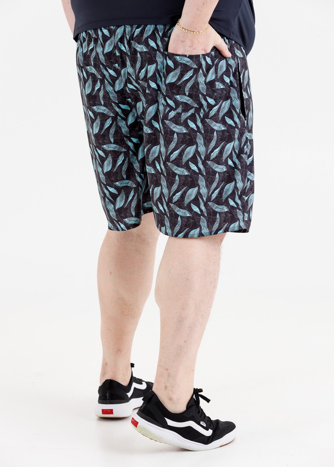 Shorts de Banho Estampado Plus Size - Leafs - MarAdentro
